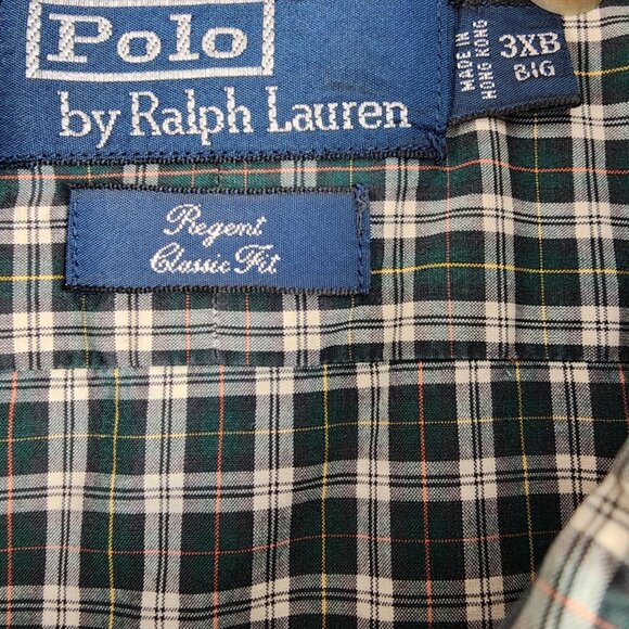 Polo by Ralph Lauren Mens 3XB Multicolor Regent Classic Fit Check L/S Button Up - Picture 3 of 6